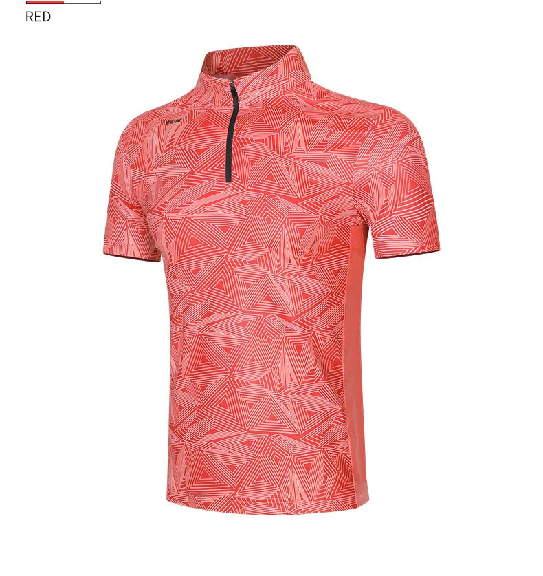 Golf T-shirt Men's Shirts Summer Short Sleeve Tops Male Breathable Elastic Uniforms Golf Clothing Size M-XXL YF394