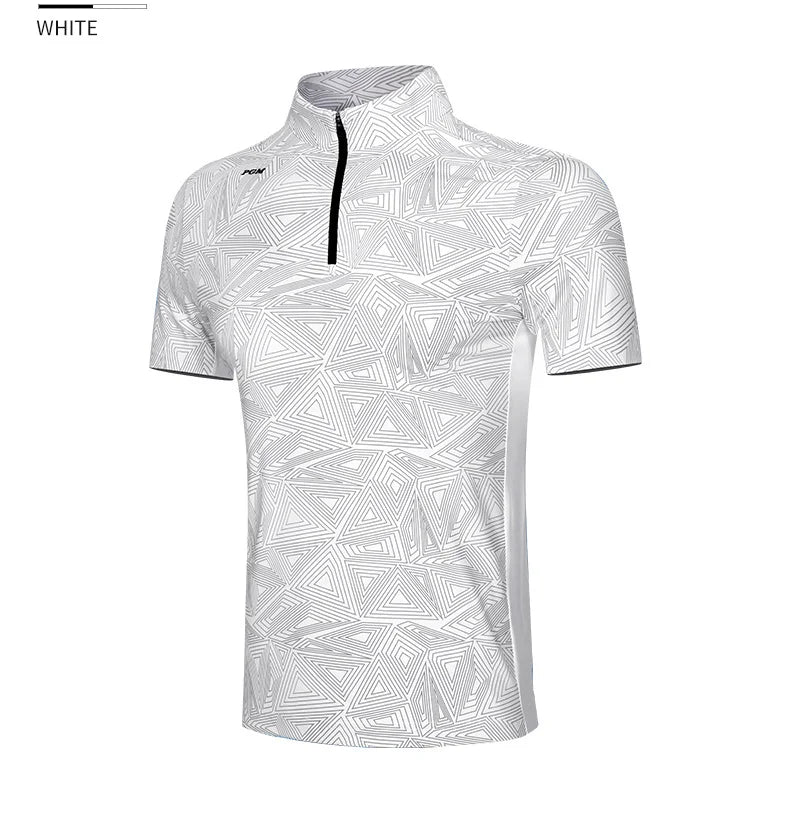 Golf T-shirt Men's Shirts Summer Short Sleeve Tops Male Breathable Elastic Uniforms Golf Clothing Size M-XXL YF394