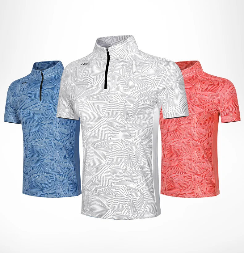 Golf T-shirt Men's Shirts Summer Short Sleeve Tops Male Breathable Elastic Uniforms Golf Clothing Size M-XXL YF394