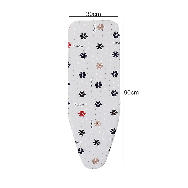 Heat Resistant Ironing Board Cover Durable Thickened Padded Cloth Universal Laundry Iron Board Pad With Printed Design