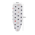 Heat Resistant Ironing Board Cover Durable Thickened Padded Cloth Universal Laundry Iron Board Pad With Printed Design