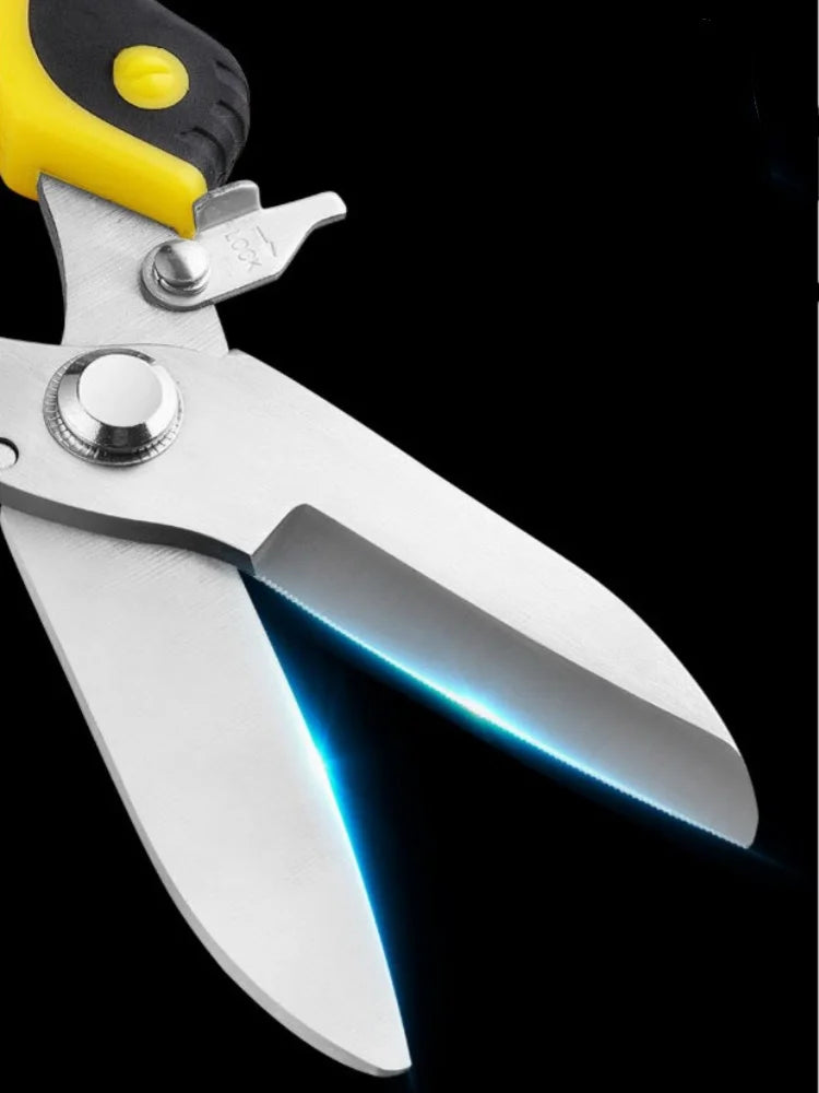 Stainless Steel Industrial Scissors Iron Sheets Iron Wire Scissors Multifunctional Hand Scissors Wire Cutters Electrician Tools