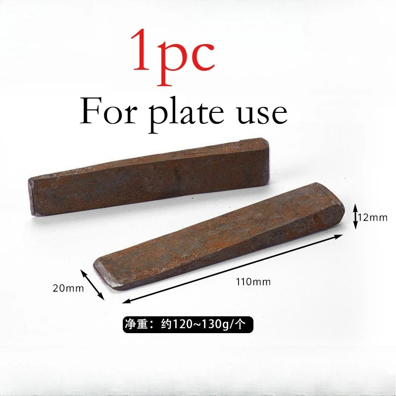Iron and Plastic Wedge Shims for Stone Slab Installation Tapered Leveling Pad Hardware Accessories