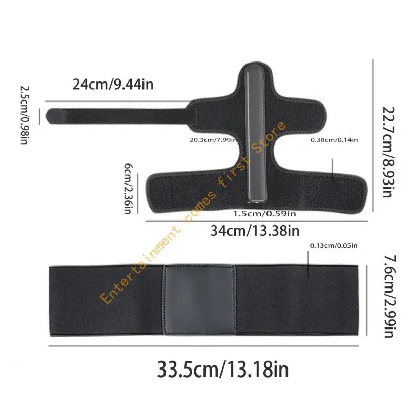 Adjustable Golf Swing Guide Set for Routine Golf Use, Wrist Alignment Strap and Arm Connection Band for Driving Work, Simulator