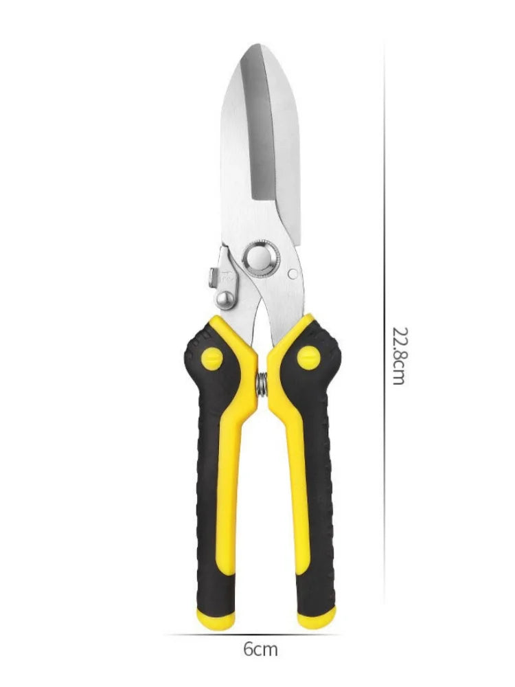 Stainless Steel Industrial Scissors Iron Sheets Iron Wire Scissors Multifunctional Hand Scissors Wire Cutters Electrician Tools