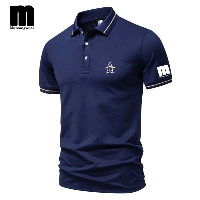 Golf Clothing 2026 Summer New Luxury High Quality Fast Drying Fashion Men's and Women's Sports Short Sleeve Top Golf Polo Shirt