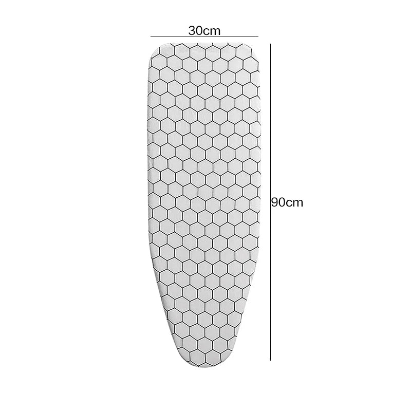 Heat Resistant Ironing Board Cover Durable Thickened Padded Cloth Universal Laundry Iron Board Pad With Printed Design