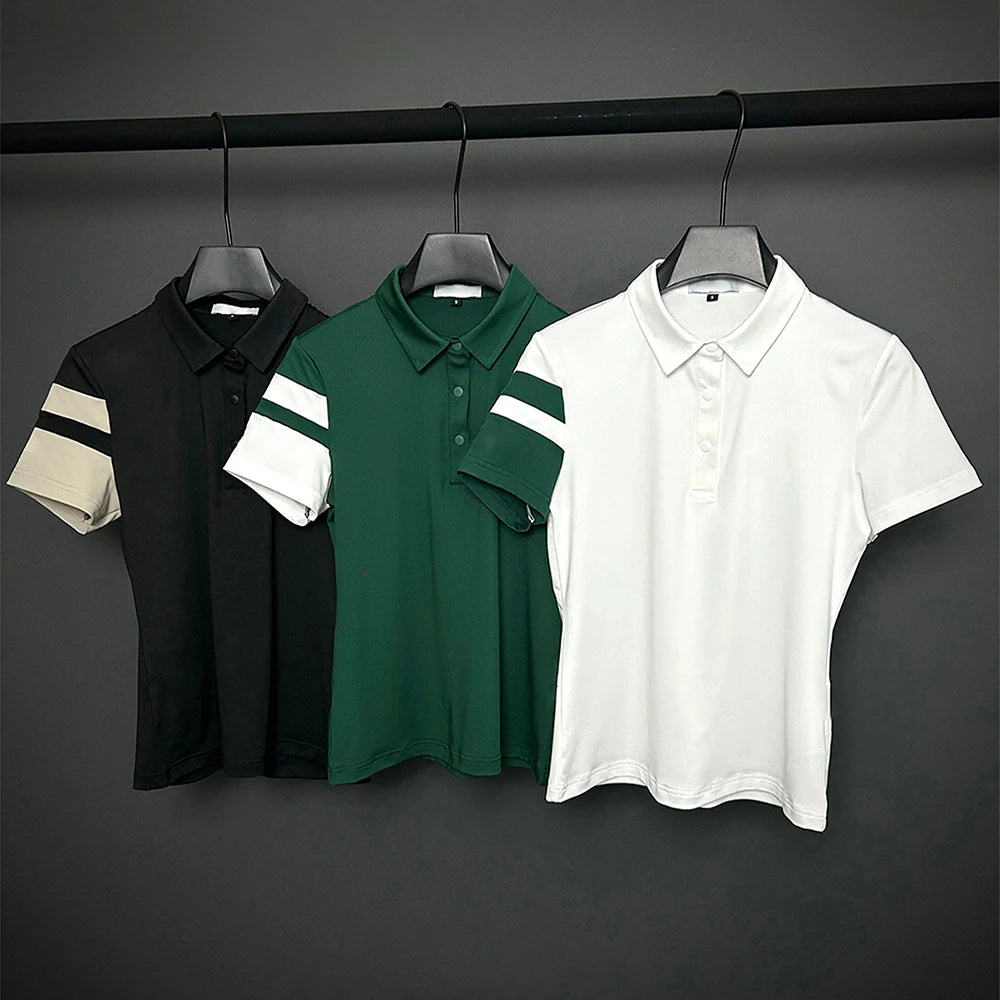 Summer New Style Golf Clothing - Women's Polo Shirt  Short Sleeves  Breathable And Versatile  Suitable For All Occasions