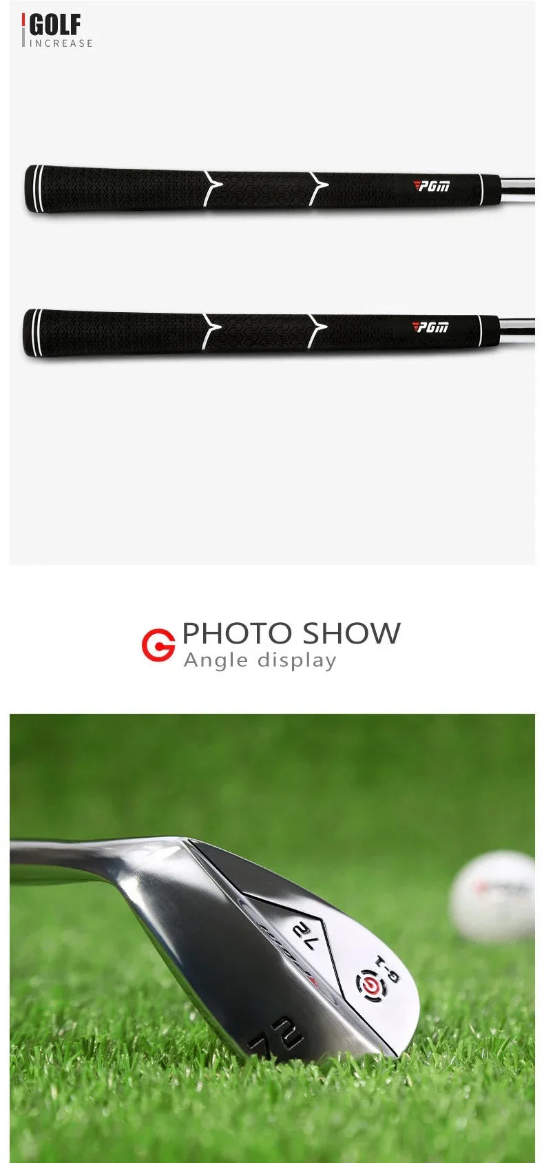 Golf Clubs for Men Right Handed Golf Club Sand Pole Stainless Steel Irons Wedges 72 Degree CNC Texture Golf Supplies