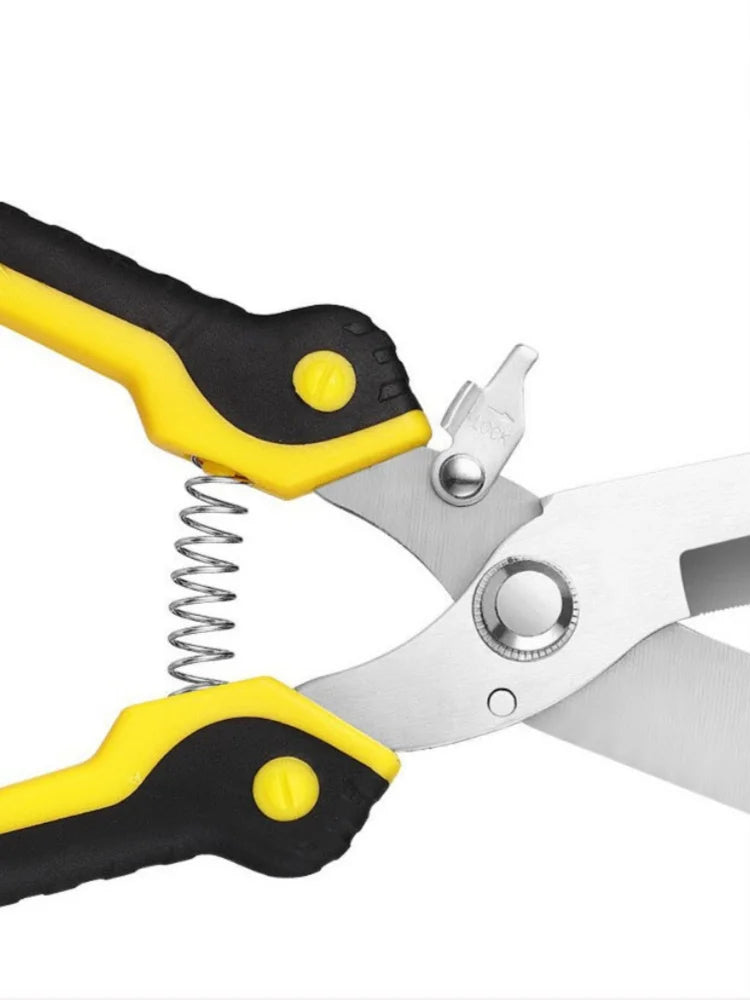 Stainless Steel Industrial Scissors Iron Sheets Iron Wire Scissors Multifunctional Hand Scissors Wire Cutters Electrician Tools