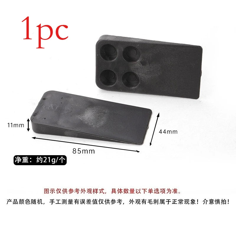 Iron and Plastic Wedge Shims for Stone Slab Installation Tapered Leveling Pad Hardware Accessories
