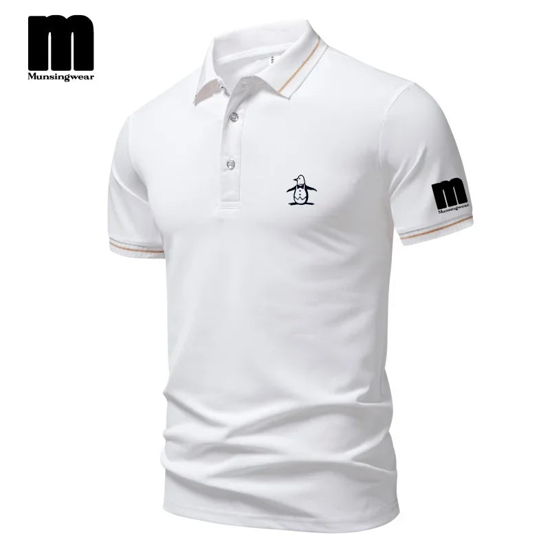 Golf Clothing 2026 Summer New Luxury High Quality Fast Drying Fashion Men's and Women's Sports Short Sleeve Top Golf Polo Shirt