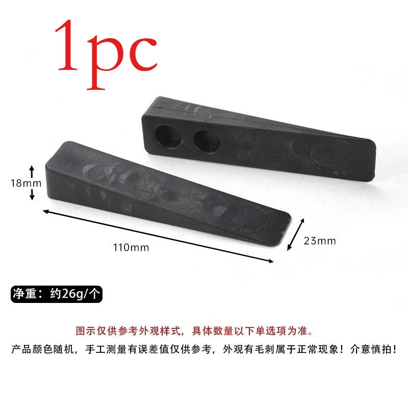 Iron and Plastic Wedge Shims for Stone Slab Installation Tapered Leveling Pad Hardware Accessories