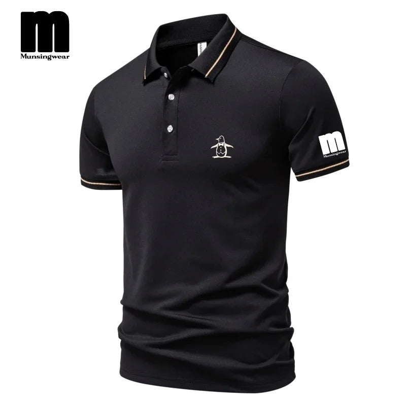 Golf Clothing 2026 Summer New Luxury High Quality Fast Drying Fashion Men's and Women's Sports Short Sleeve Top Golf Polo Shirt