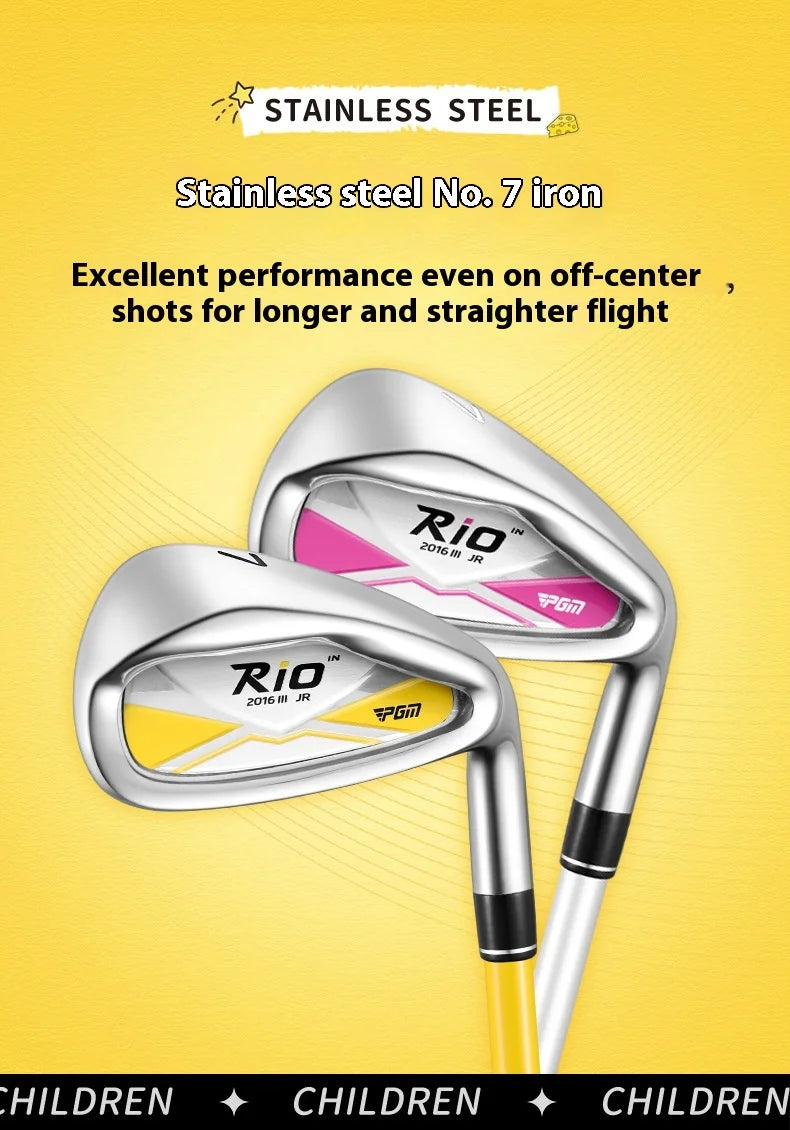 PGM Golf Club, Children's Iron Rod, Sand Wedges, Girls Grade 7 Iron Rod, Boy's Beginner, Teenage Practice Rod JRTIG017