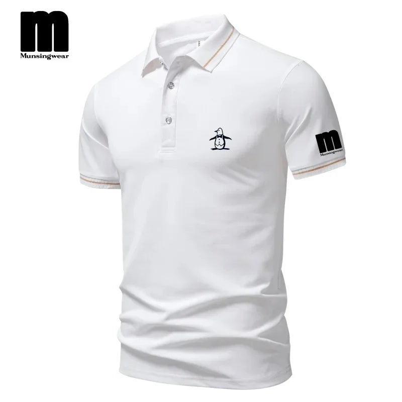 Golf Clothing 2026 Summer New Luxury High Quality Fast Drying Fashion Men's and Women's Sports Short Sleeve Top Golf Polo Shirt
