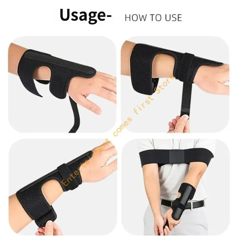 Adjustable Golf Swing Guide Set for Routine Golf Use, Wrist Alignment Strap and Arm Connection Band for Driving Work, Simulator