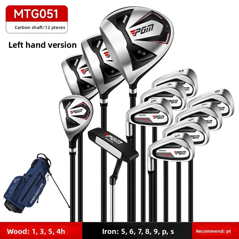 Golf Men's Set of Clubs, A Full Set of Overseas Right-hand and Left-hand Combination Clubs