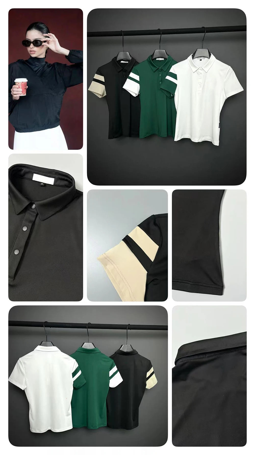 Summer New Style Golf Clothing - Women's Polo Shirt  Short Sleeves  Breathable And Versatile  Suitable For All Occasions