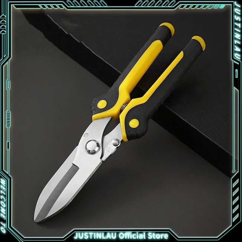 Stainless Steel Industrial Scissors Iron Sheets Iron Wire Scissors Multifunctional Hand Scissors Wire Cutters Electrician Tools