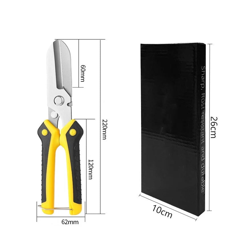 Stainless Steel Industrial Scissors Iron Sheets Iron Wire Scissors Multifunctional Hand Scissors Wire Cutters Electrician Tools