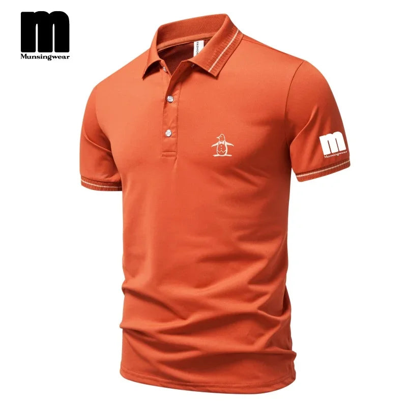Golf Clothing 2026 Summer New Luxury High Quality Fast Drying Fashion Men's and Women's Sports Short Sleeve Top Golf Polo Shirt