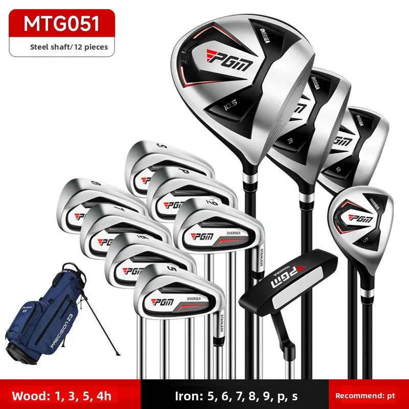 Golf Men's Set of Clubs, A Full Set of Overseas Right-hand and Left-hand Combination Clubs
