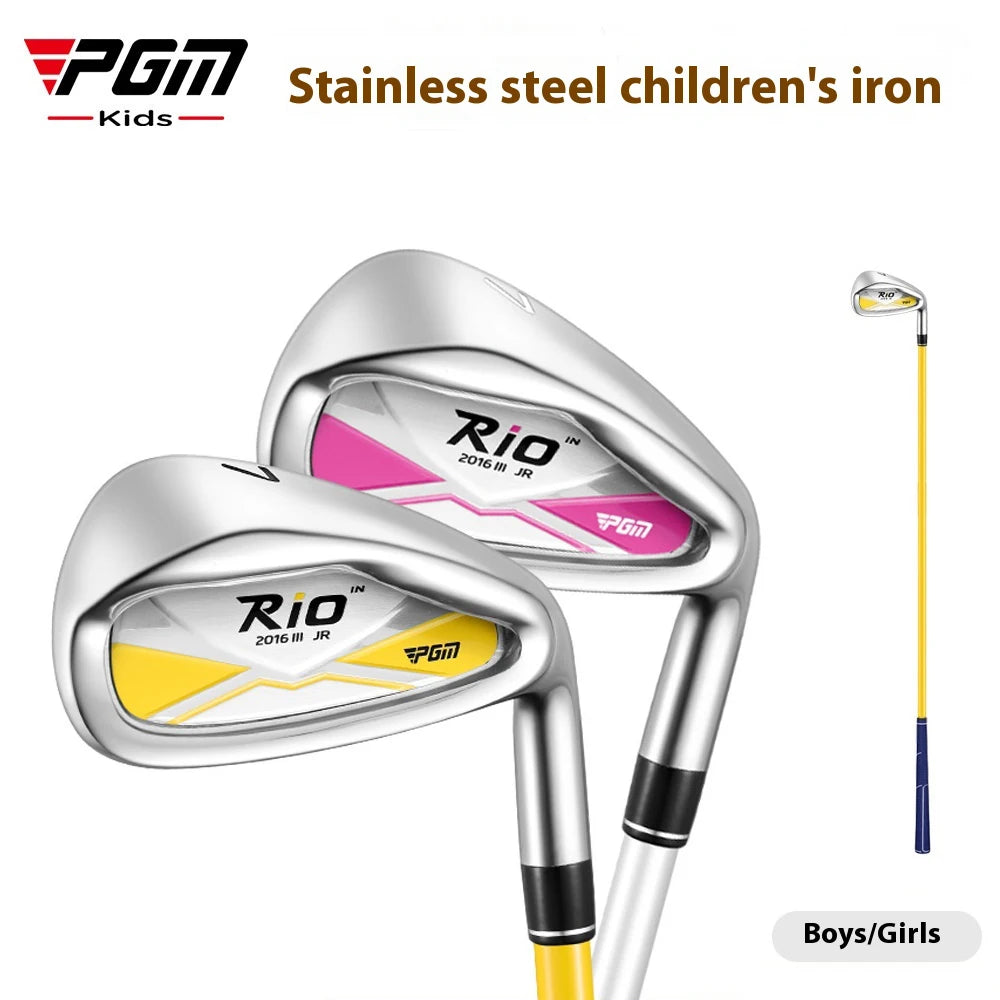 PGM Golf Club, Children's Iron Rod, Sand Wedges, Girls Grade 7 Iron Rod, Boy's Beginner, Teenage Practice Rod JRTIG017