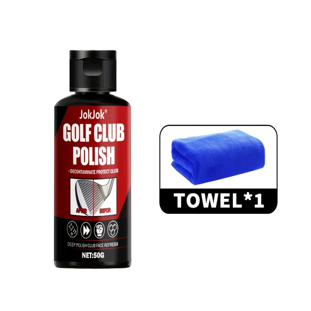 Golf Club Maintenance - Quickly Remove Oxidation and Scratches, Restore Mirror-like Shine. Golf Tournament Gift Set, Golf Access