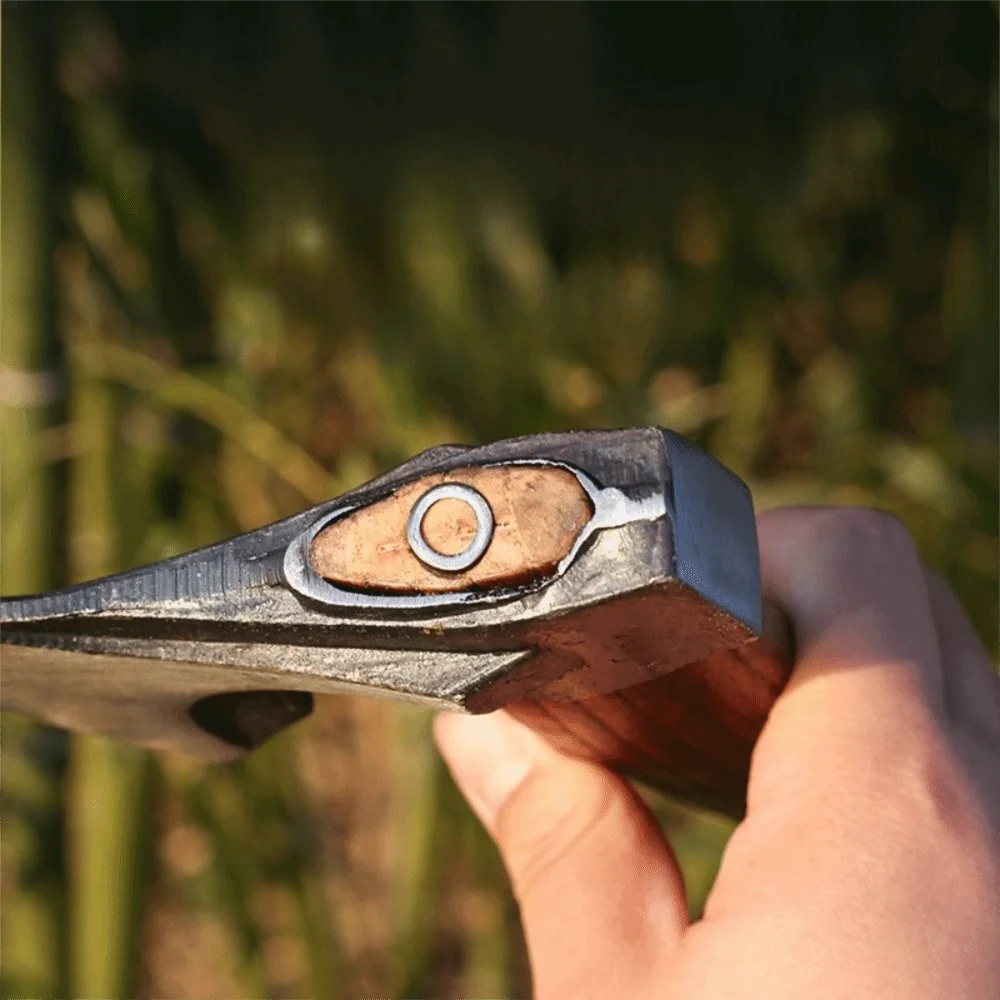 Durable Steel Steel Handle Wedge Solid Steel Material Compact Size Anti-loosening Fixing Wedges Stable Fixing Performance
