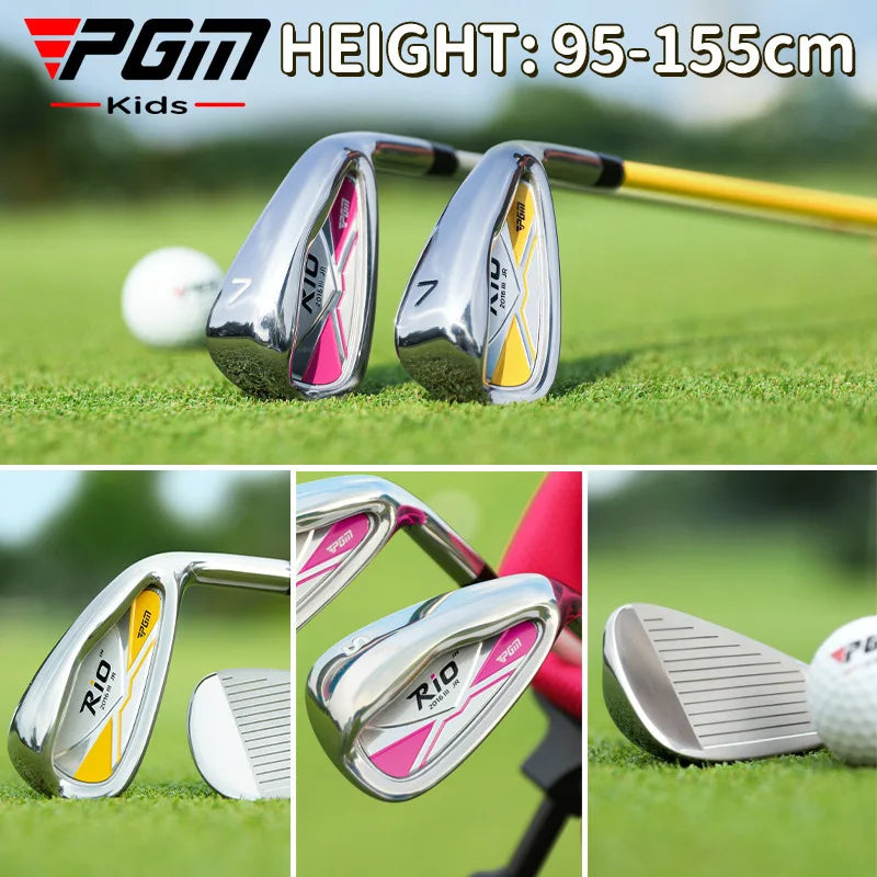 PGM Golf Club, Children's Iron Rod, Sand Wedges, Girls Grade 7 Iron Rod, Boy's Beginner, Teenage Practice Rod JRTIG017