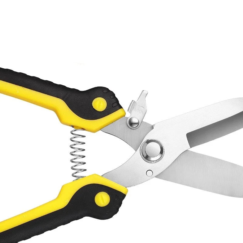 Stainless Steel Industrial Scissors Iron Sheets Iron Wire Scissors Multifunctional Hand Scissors Wire Cutters Electrician Tools