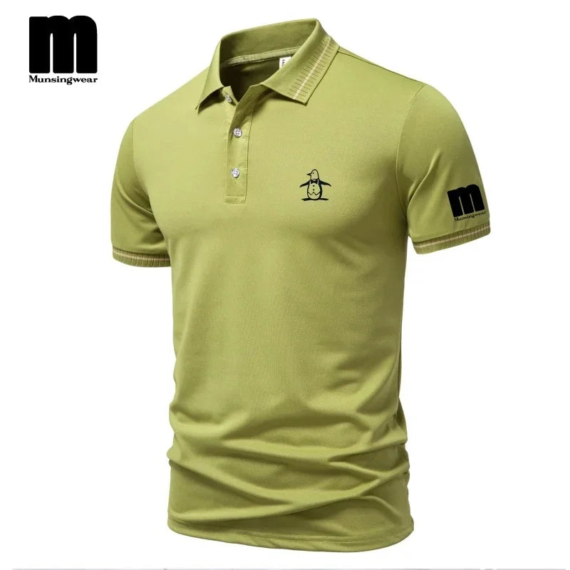 Golf Clothing 2026 Summer New Luxury High Quality Fast Drying Fashion Men's and Women's Sports Short Sleeve Top Golf Polo Shirt
