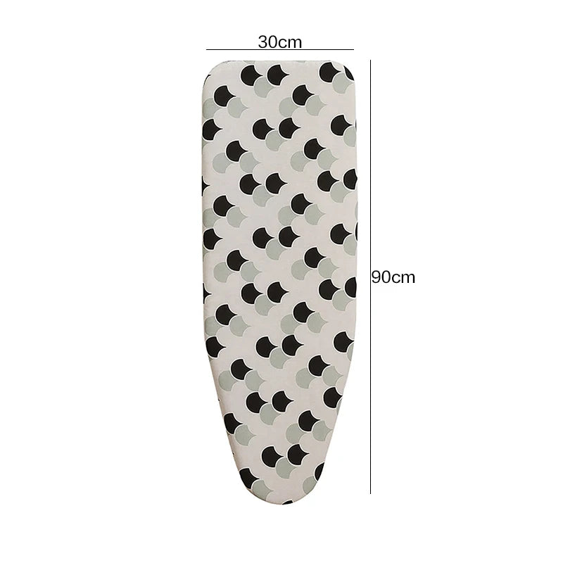 Heat Resistant Ironing Board Cover Durable Thickened Padded Cloth Universal Laundry Iron Board Pad With Printed Design