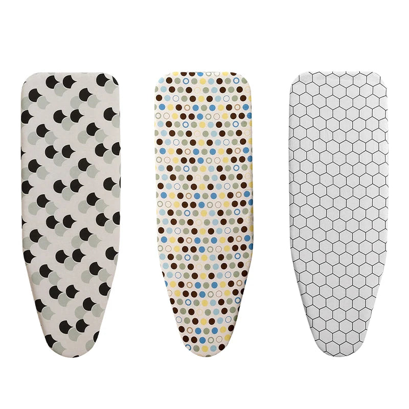 Heat Resistant Ironing Board Cover Durable Thickened Padded Cloth Universal Laundry Iron Board Pad With Printed Design