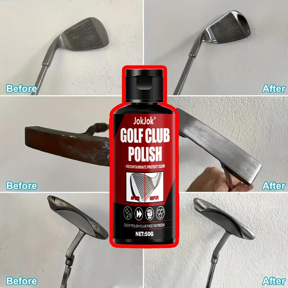 Golf Club Maintenance - Quickly Remove Oxidation and Scratches, Restore Mirror-like Shine. Golf Tournament Gift Set, Golf Access