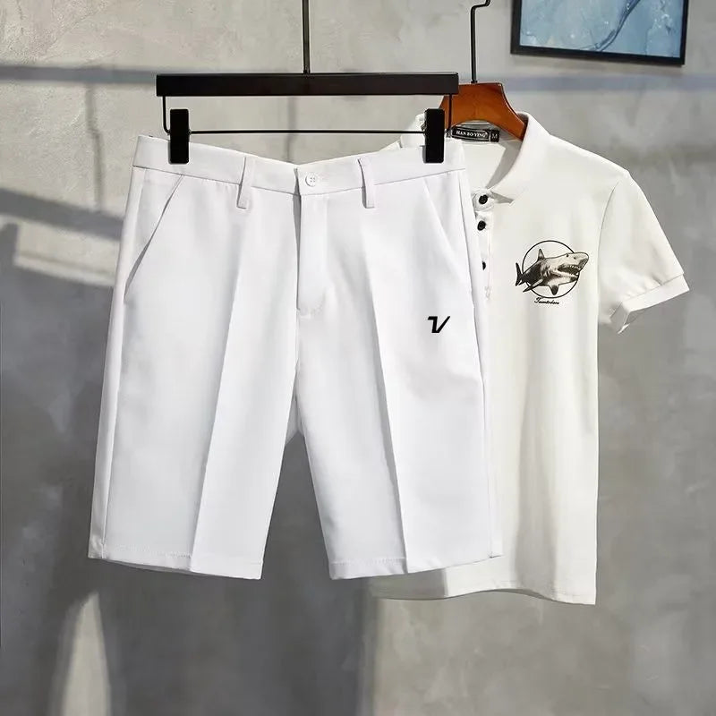 Golf clothing  2026 Men's Golf Shorts - Mid-rise Casual Summer Lightweight Five-Piece Pants  Men's Golf Sport Shorts