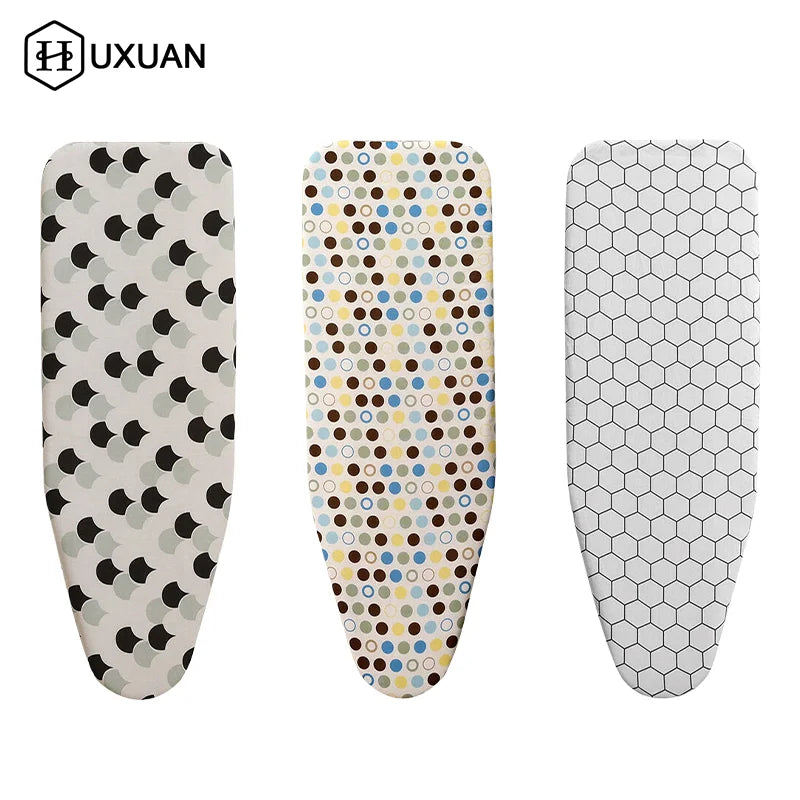 Heat Resistant Ironing Board Cover Durable Thickened Padded Cloth Universal Laundry Iron Board Pad With Printed Design