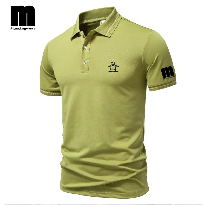 Golf Clothing 2026 Summer New Luxury High Quality Fast Drying Fashion Men's and Women's Sports Short Sleeve Top Golf Polo Shirt