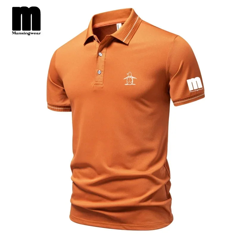Golf Clothing 2026 Summer New Luxury High Quality Fast Drying Fashion Men's and Women's Sports Short Sleeve Top Golf Polo Shirt