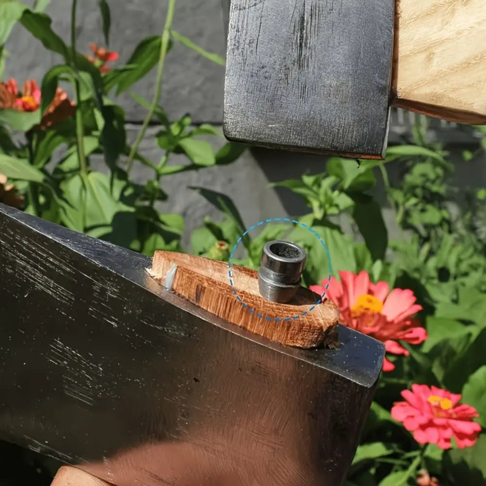 Durable Steel Steel Handle Wedge Solid Steel Material Compact Size Anti-loosening Fixing Wedges Stable Fixing Performance