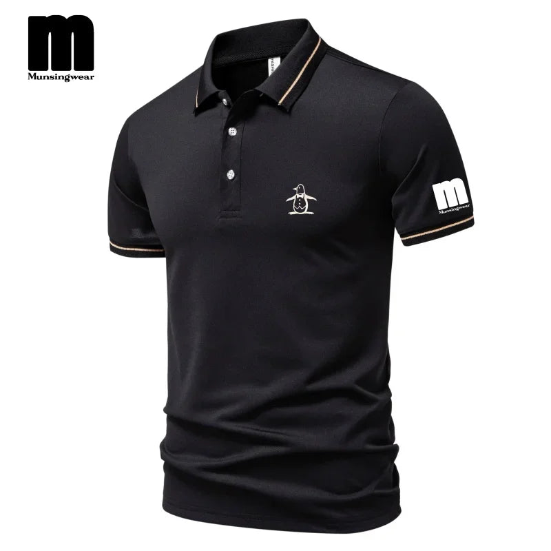 Golf Clothing 2026 Summer New Luxury High Quality Fast Drying Fashion Men's and Women's Sports Short Sleeve Top Golf Polo Shirt