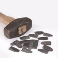 20Pcs Heavy Duty Iron Wedges For Wooden Tool Handles Sturdy Repair Parts Stability Wedges For Hammers Axes And More D2RD