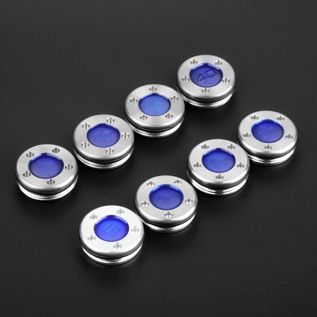 1 Pair (2pcs) Blue Golf Putter Weights For Scotty Cameron Putters Golf Clubs Heads Accessories 5g 10g 15g 20g 25g 30g 35g 40g