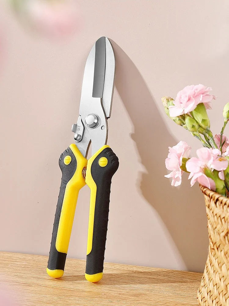 Stainless Steel Industrial Scissors Iron Sheets Iron Wire Scissors Multifunctional Hand Scissors Wire Cutters Electrician Tools