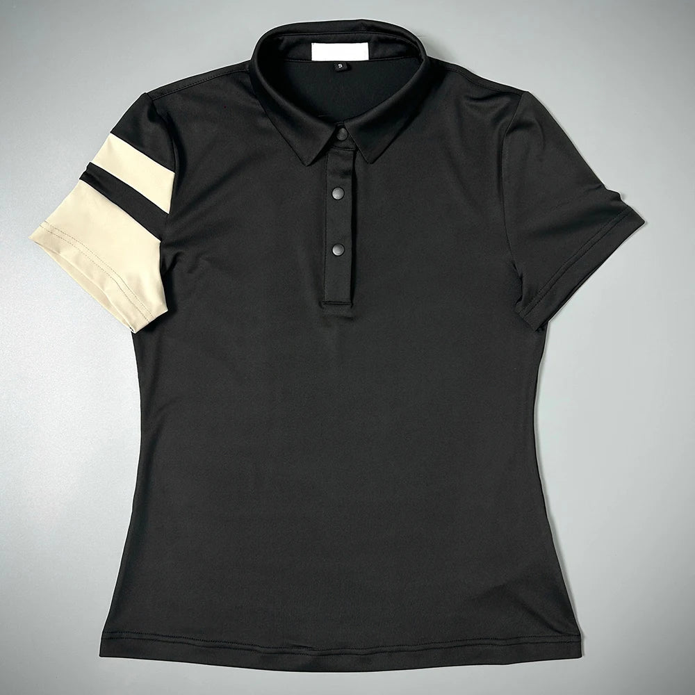 Summer New Style Golf Clothing - Women's Polo Shirt  Short Sleeves  Breathable And Versatile  Suitable For All Occasions