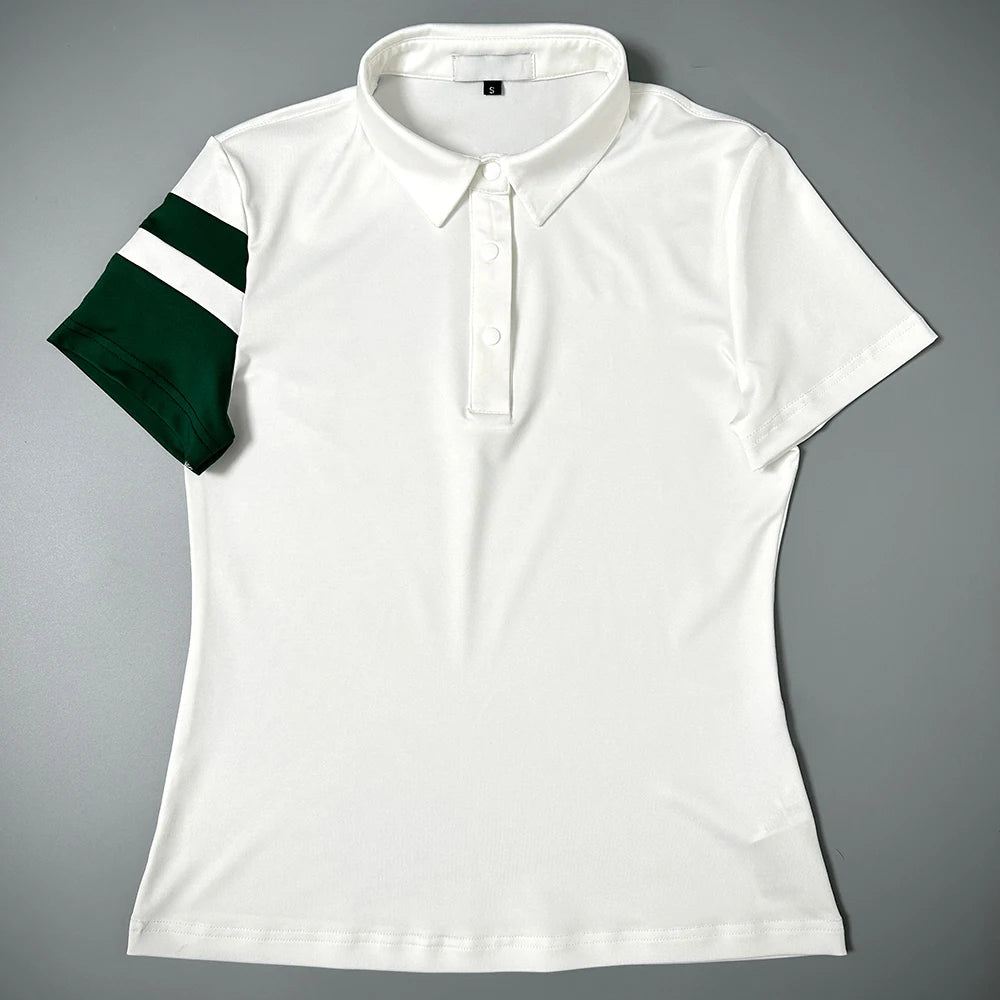 Summer New Style Golf Clothing - Women's Polo Shirt  Short Sleeves  Breathable And Versatile  Suitable For All Occasions