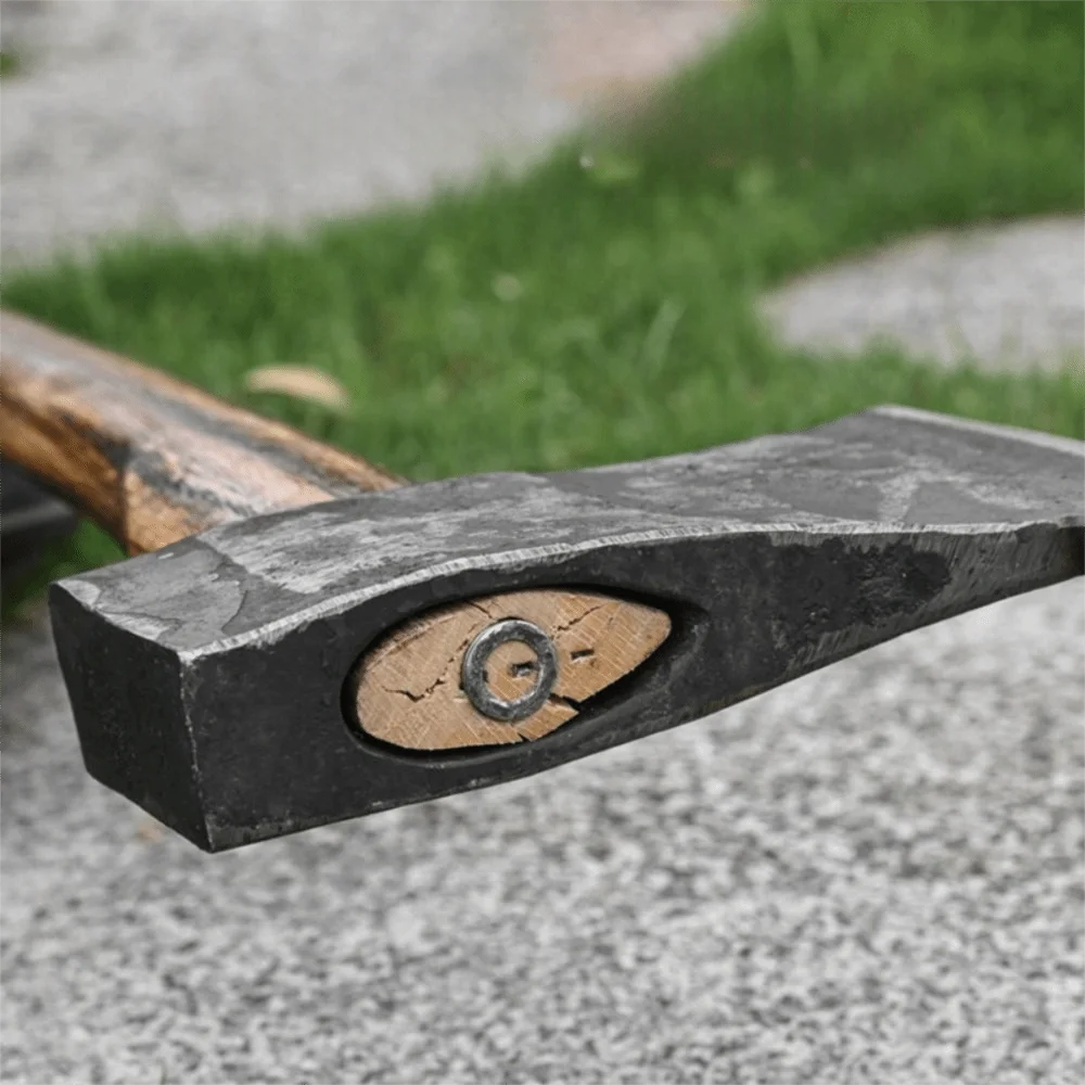 Durable Steel Steel Handle Wedge Solid Steel Material Compact Size Anti-loosening Fixing Wedges Stable Fixing Performance