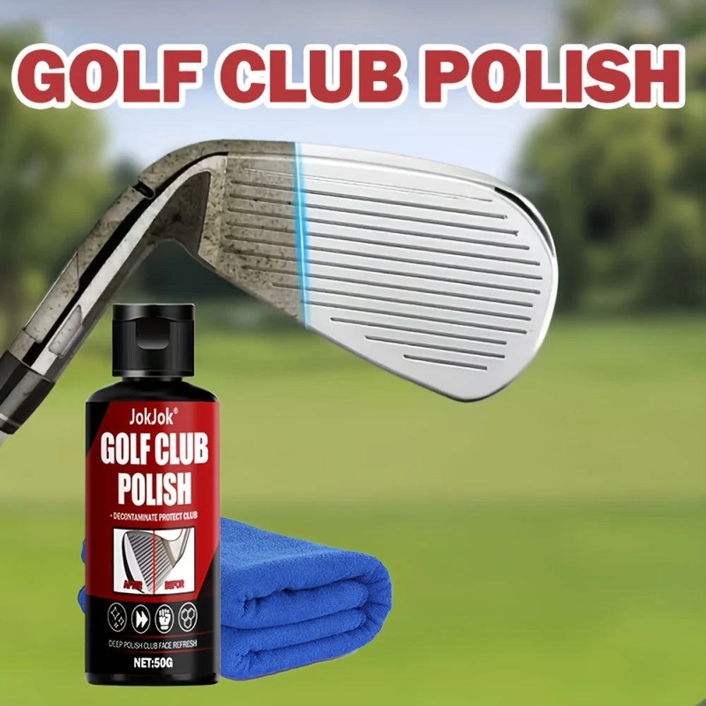 Golf Club Maintenance - Quickly Remove Oxidation and Scratches, Restore Mirror-like Shine. Golf Tournament Gift Set, Golf Access