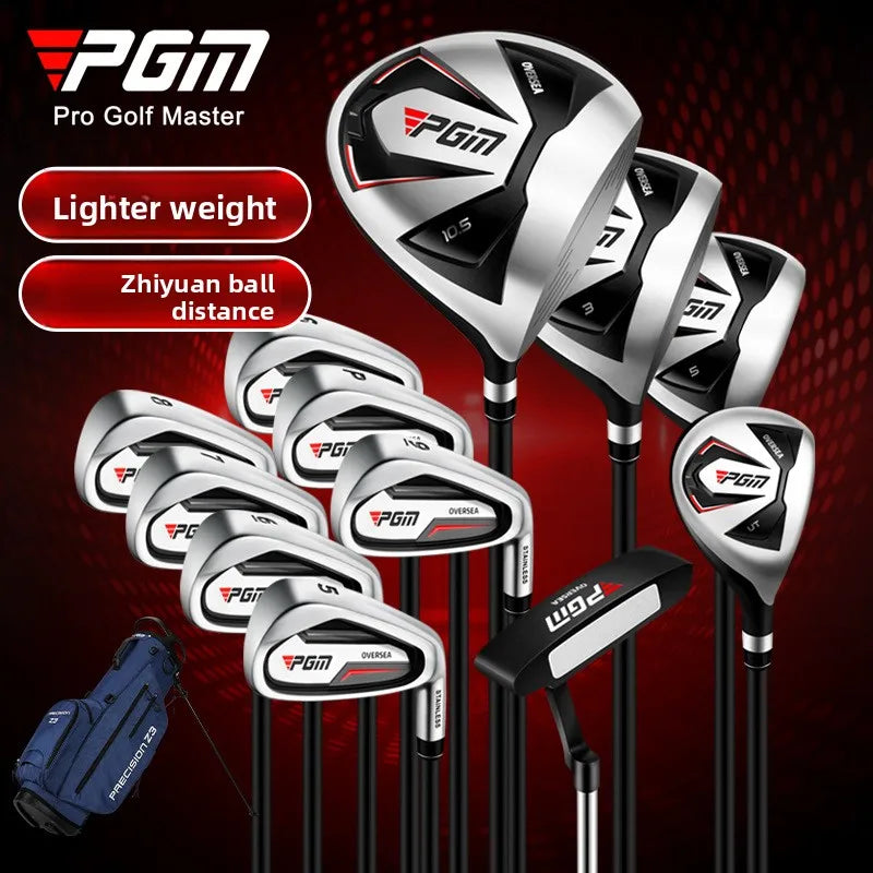 Golf Men's Set of Clubs, A Full Set of Overseas Right-hand and Left-hand Combination Clubs